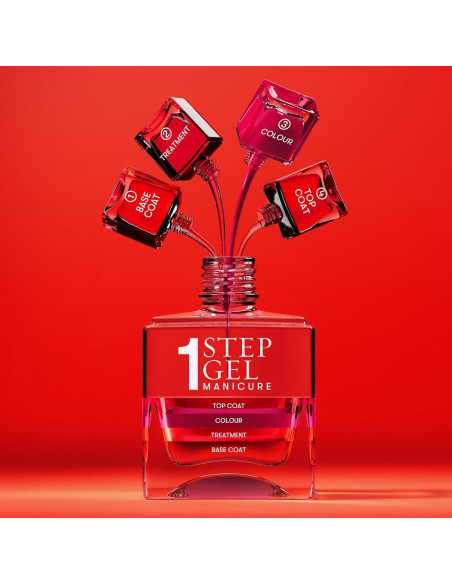 Esmalte de Uñas Gel-Like Nails Inc Billie 13.93 ml Burdeos