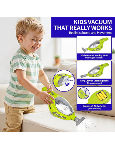 Juego de Carrito de Limpieza Pupu Pig para Niños - Azul