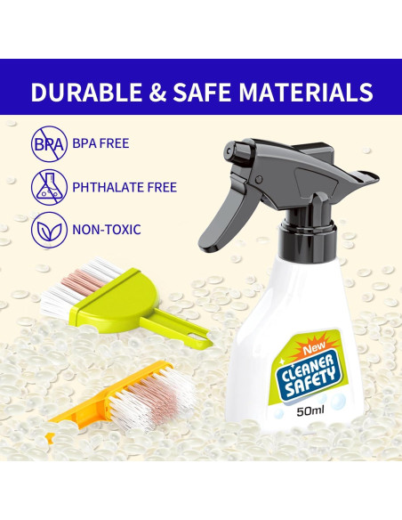 Juego de Carrito de Limpieza Pupu Pig para Niños - Azul