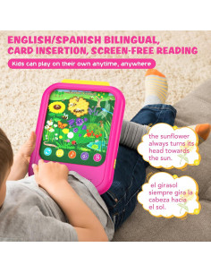Tableta de Aprendizaje Bilingüe Qiaojoy para Niños 2-5 Años 2