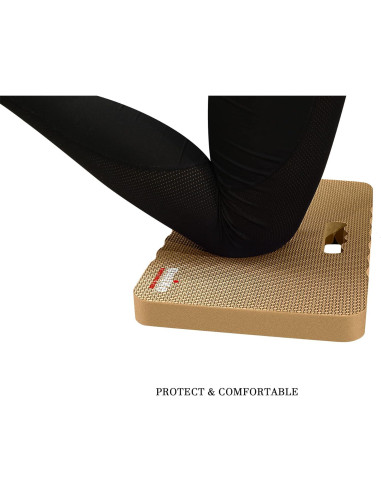 Almohadilla de Rodillas Impermeable Omixe 45.72x27.94 cm Beige