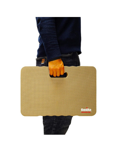 Almohadilla de Rodillas Impermeable Omixe 45.72x27.94 cm Beige
