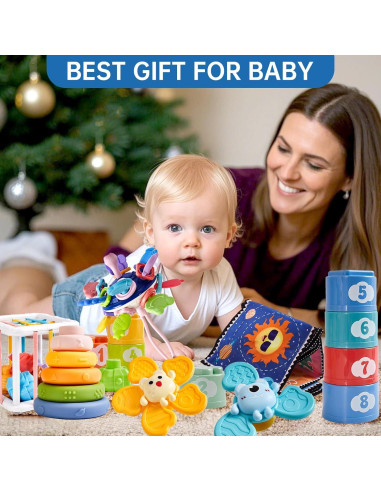 Juguetes Montessori para Bebés 6 en 1 Motesoly 6-12 Meses