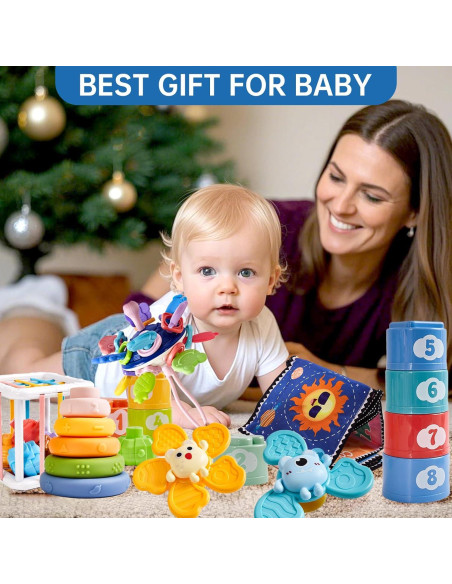 Juguetes Montessori para Bebés 6 en 1 Motesoly 6-12 Meses