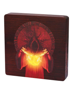 UDIXI Caja de Dados de Bambú 6 Compartimentos RPG Mago