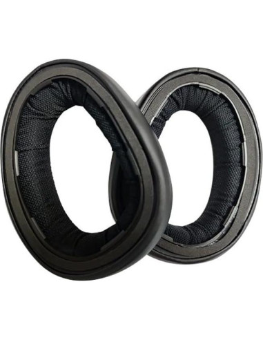Almohadillas de Reemplazo INF para Auriculares Sennheiser GSP 600/500 - Espuma de Memoria, Negro