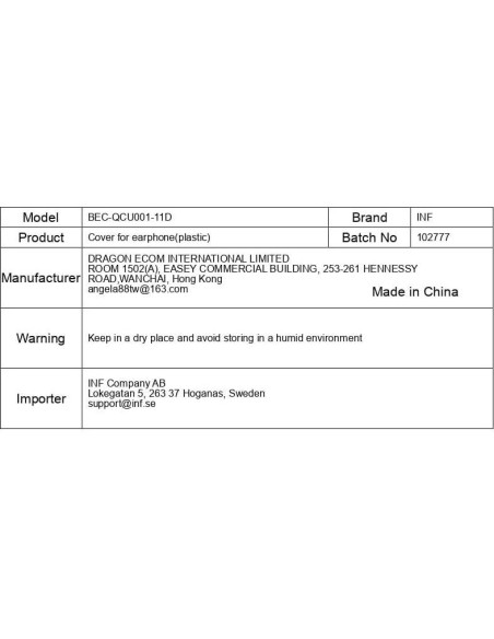 Almohadillas de Reemplazo INF para Auriculares Sennheiser GSP 600/500 - Espuma de Memoria, Negro