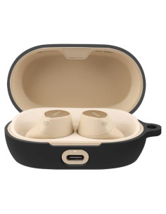 Funda Protectora LEFXMOPHY para Jabra Elite 7 Pro Silicona Negra