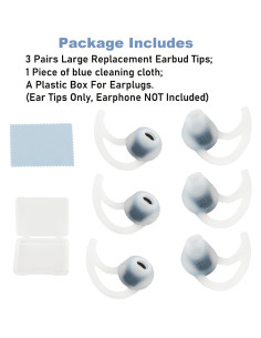 Consejos de Reemplazo para Auriculares Bose SoundSport - 3 Pares Silicona 2
