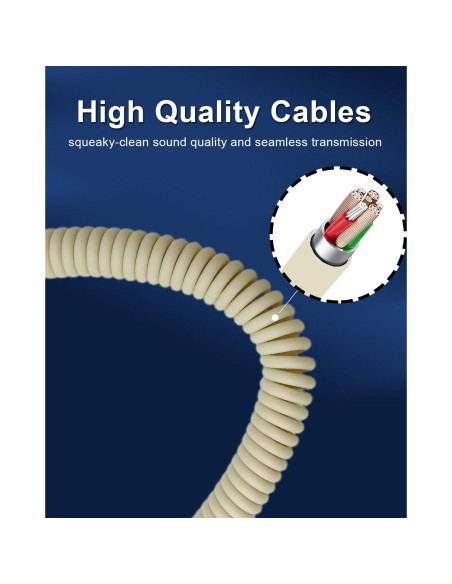 Cable de audio de reemplazo NewTH 0.61m 3.5mm para Marshall