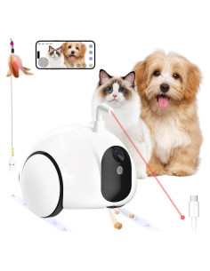 Dispensador de golosinas PUMPKII con cámara y app 1080P