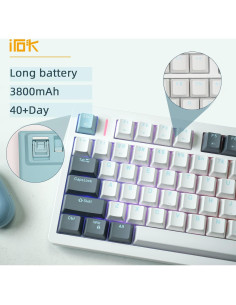 Teclado Mecánico Inalámbrico IROK FE75Pro 81 Teclas RGB 2