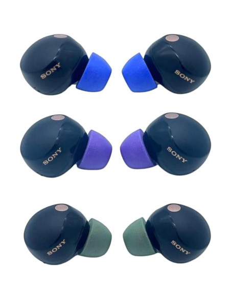 Almohadillas de espuma Comply para auriculares Sony - 3 pares, Grande, Azul Almohadillas de espuma Comply para auriculares Sony - 3 pares, Grande, Azul