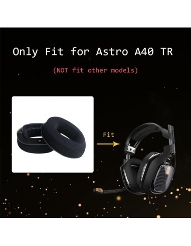 Almohadillas de Reemplazo Velour para Auriculares Astro A40 TR