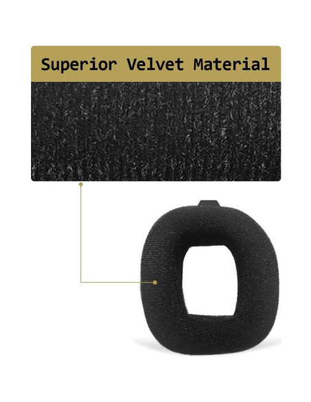 Almohadillas de Reemplazo Velour para Auriculares Astro A40 TR