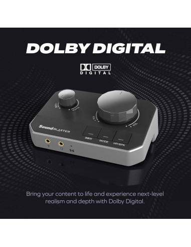 DAC USB Sound Blaster G8 Creative Labs - Audio para Juegos