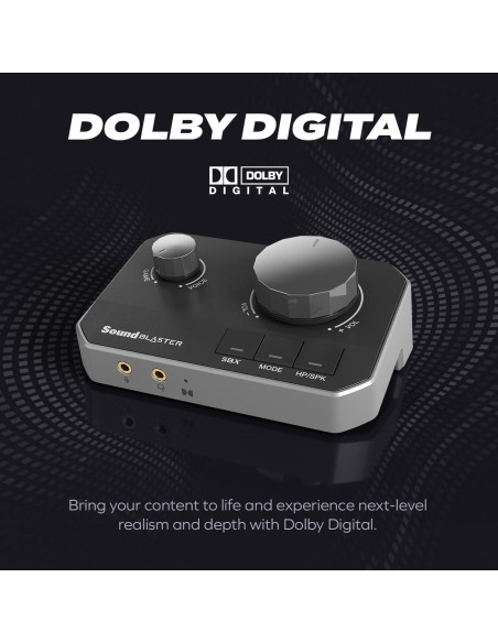 DAC USB Sound Blaster G8 Creative Labs - Audio para Juegos