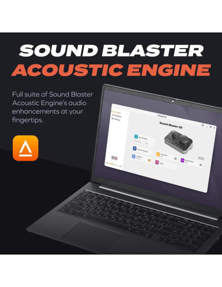 DAC USB Sound Blaster G8 Creative Labs - Audio para Juegos