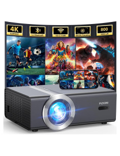 Proyector FUDONI GC888 1080P WiFi Bluetooth 800 ANSI 300 cm