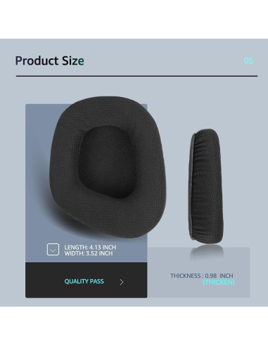 Almohadillas de Repuesto Corsair Void Pro - Tela Suave y Espuma