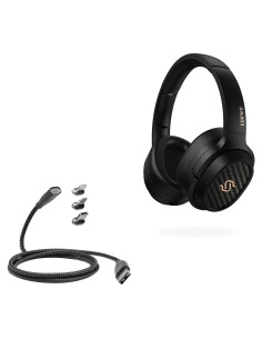 Cable MagnetoSnap BoxWave 100W USB-C y Micro - Negro