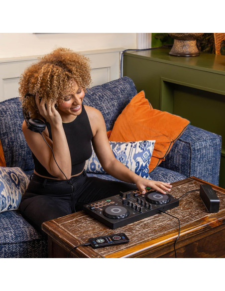 Controlador DJ Pioneer DDJ-FLX2 Compacto 2 Canales con Estuche