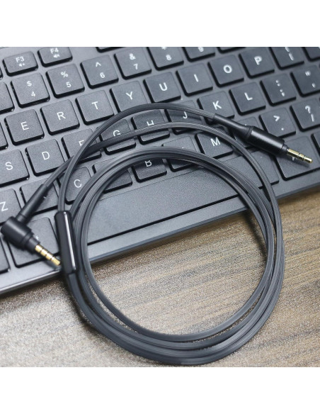 Cable de audio Adhiper 1.5m con micrófono para Sony WH-1000XM