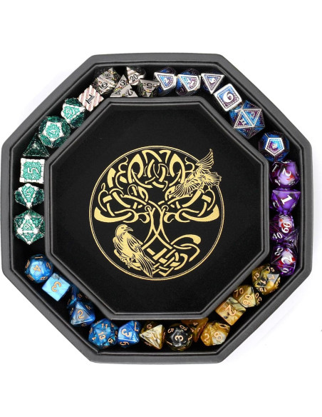 Bandeja de Dados Soar Forge 22.86 cm Octagonal D&D