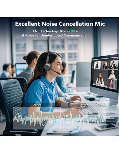 Auriculares Inalámbricos Bluetooth 5.3 Earby KSG-BT782S con Micrófono