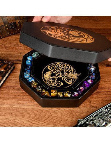 Bandeja de Dados Soar Forge 22.86 cm Octagonal D&D