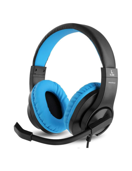Auriculares Gaming Meedasy Azul para PS4, Xbox y PC con Micrófono