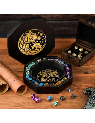 Bandeja de Dados Soar Forge 22.86 cm Octagonal D&D