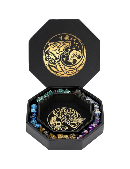 Bandeja de Dados Soar Forge 22.86 cm Octagonal D&D