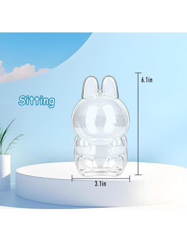 Funda Protectora Labubu para Caja de Exhibición 100% Policarbonato