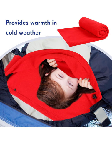 Forro de Saco de Dormir Mixweer 3 Pcs Forro Polar Adulto