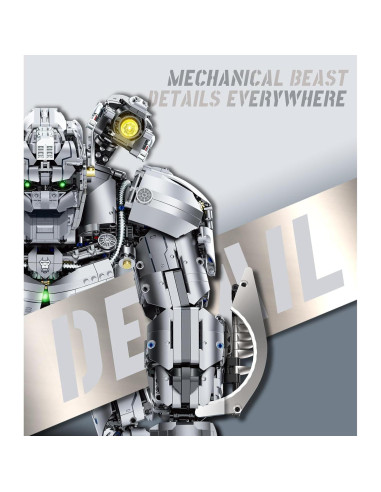 Juego de Construcción Robot King Kong 34 cm con Luz Verde