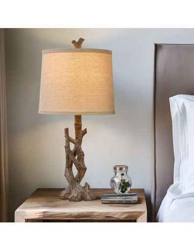 Conjunto de 2 Lámparas de Mesa Rústicas OYEARS 58cm