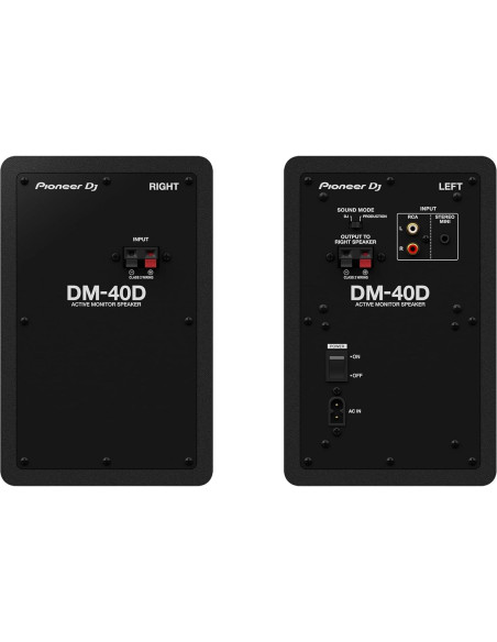 Monitores Activos Pioneer DM-40D 4" Negro con Accesorios