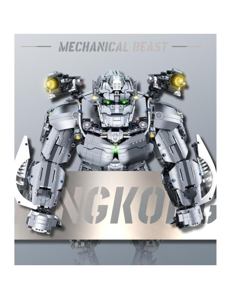 Juego de Construcción Robot King Kong 34 cm con Luz Verde