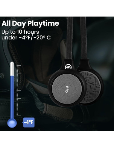 Auriculares inalámbricos OutdoorMaster OM BT01 para casco - Bluetooth 5.0, IP45