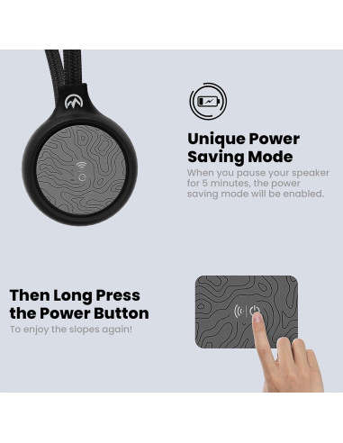 Auriculares inalámbricos OutdoorMaster OM BT01 para casco - Bluetooth 5.0, IP45