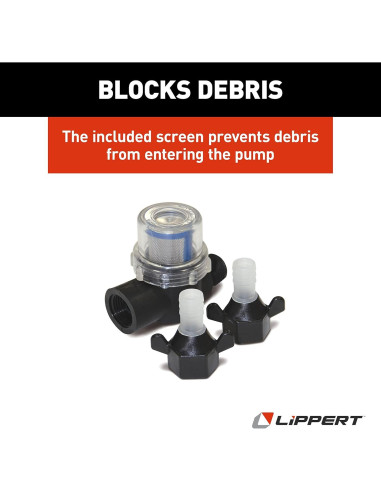 Bomba de Agua Lippert Components Flow Max 12V 11.36 LPM 50 PSI