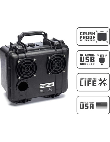 Altavoz Bluetooth DemerBox DB2 Barrow Black Impermeable 40h