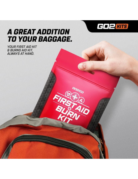 Kit de Primeros Auxilios para Quemaduras Go2Kits 1-Pack