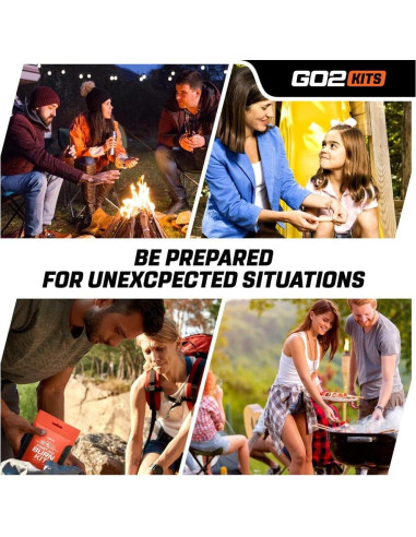 Kit de Primeros Auxilios para Quemaduras Go2Kits 1-Pack
