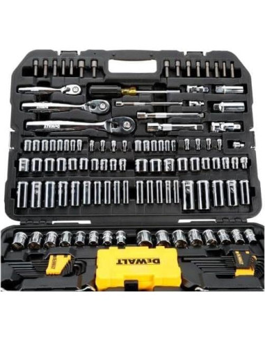 Kit de Herramientas Mecánicas DEWALT 168 Piezas DWMT73803