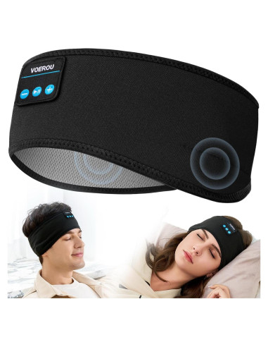 Auriculares para dormir Voerou Bluetooth 5.4 Banda deportiva 90g