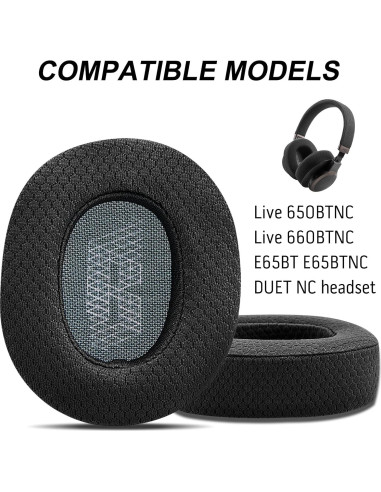 Almohadillas de Repuesto GVOEARS para Auriculares JBL E65BTNC
