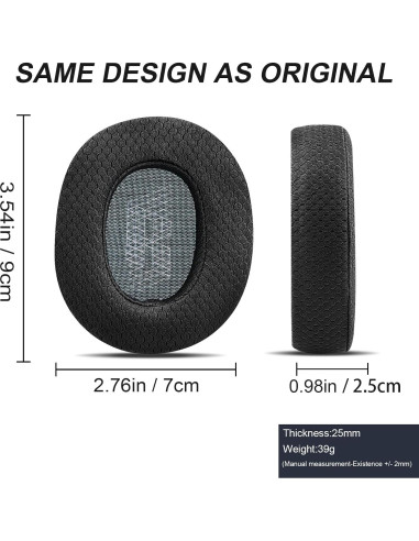 Almohadillas de Repuesto GVOEARS para Auriculares JBL E65BTNC