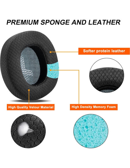 Almohadillas de Repuesto GVOEARS para Auriculares JBL E65BTNC Almohadillas de Repuesto GVOEARS para Auriculares JBL E65BTNC